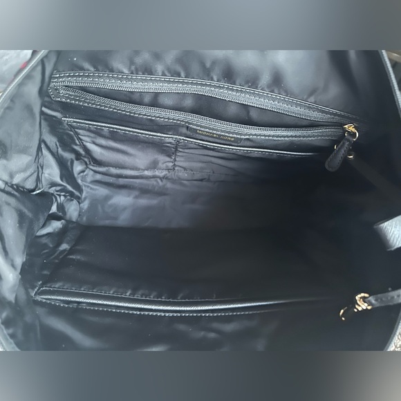 Michael Kors Black Floral Tote Bag - Picture 6 of 13